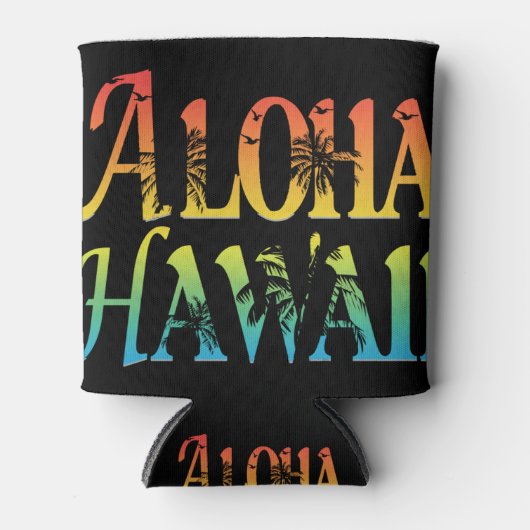 Aloha Hawaii Blikjeskoeler (Voorkant)