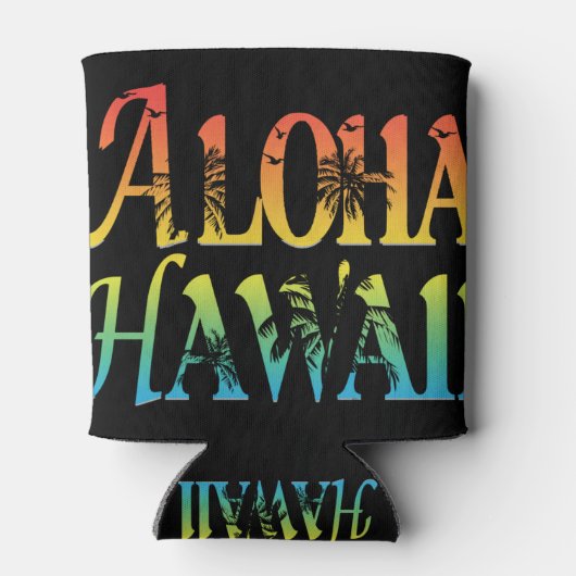 Aloha Hawaii Blikjeskoeler (Achterkant)