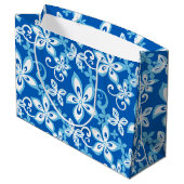 ALOHA HAWAII (BLUE x 2) Groot Cadeauzakje (Achterkant Gekanteld)