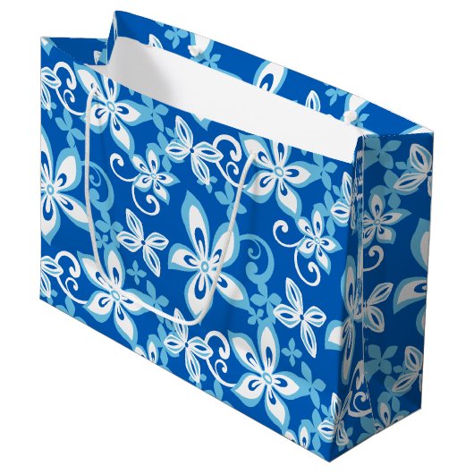 ALOHA HAWAII (BLUE x 2) Groot Cadeauzakje (Voorkant Gekanteld)