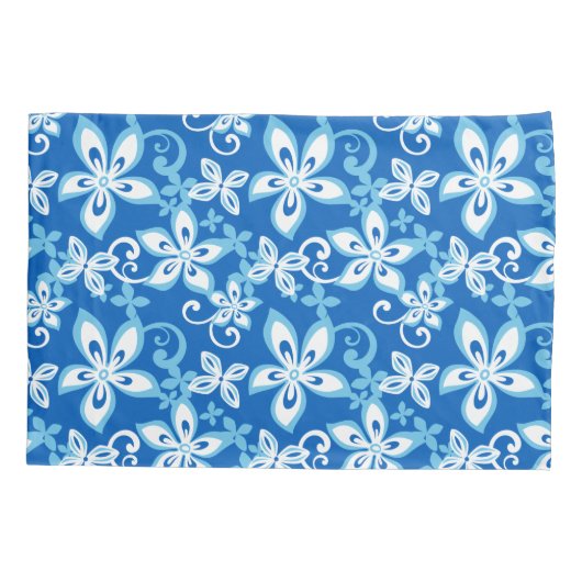 ALOHA HAWAII (BLUE x 2) Kussensloop (Achterkant-Links)