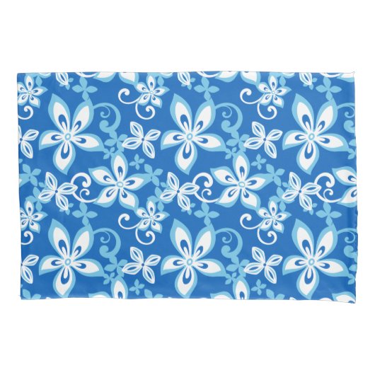 ALOHA HAWAII (BLUE x 2) Kussensloop (Voorkant-Links)