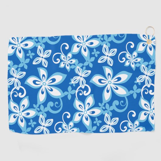 ALOHA HAWAII (BLUES) Golfhanddoek (Horizontaal)