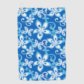 ALOHA HAWAII (BLUES) Golfhanddoek (Voorkant)