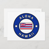 Aloha Hawaii Briefkaart (Voorkant / Achterkant)