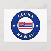 Aloha Hawaii Briefkaart (Voorkant)