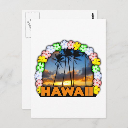 Aloha Hawaii Briefkaart (Voorkant / Achterkant)