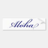Aloha Hawaii Bumpersticker (Voorkant)