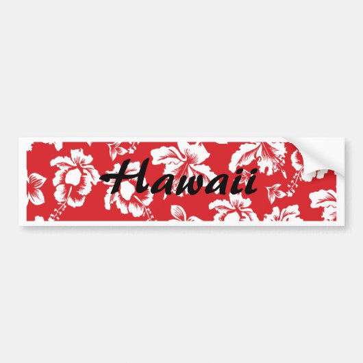 Aloha Hawaii Bumpersticker (Voorkant)
