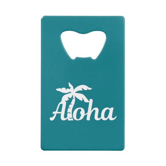 Aloha Hawaii Creditkaart Flessenopener (Voorkant)