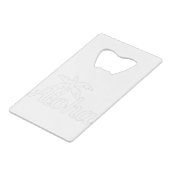 Aloha Hawaii Creditkaart Flessenopener (Achterkant Gekanteld)