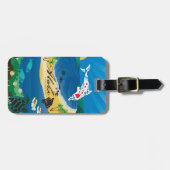 Aloha Hawaii eilanden Bagagelabel (Voorkant horizontaal)