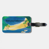 Aloha Hawaii eilanden Bagagelabel (Achterkant horizontaal)