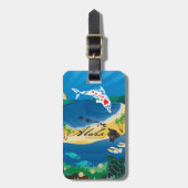 Aloha Hawaii-eilanden Bagagelabel (Voorkant verticaal)