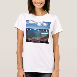 Aloha Hawaii Eilanden staan op het pad T-shirt