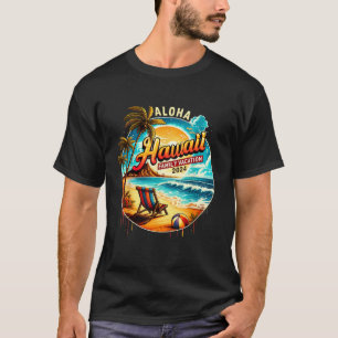 Aloha Hawaii Familie Vakantie 2024 Grappige Zomer  T-shirt