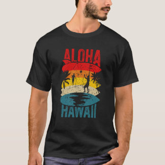 Aloha Hawaii Family Trip 2023 Surfing Tourism Meme T-shirt