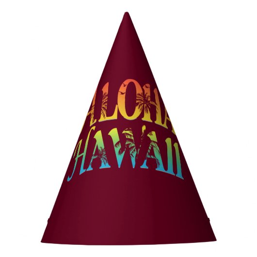 Aloha Hawaii Feesthoedjes (Voorkant)