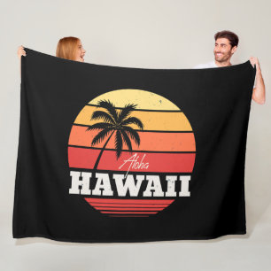 Aloha Hawaii Fleece Deken