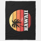 Aloha Hawaii Fleece Deken (Voorkant)