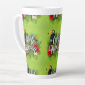 Aloha Hawaii Flowers Foliage Butterflies Yellow Latte Mok (Linkerhoek)