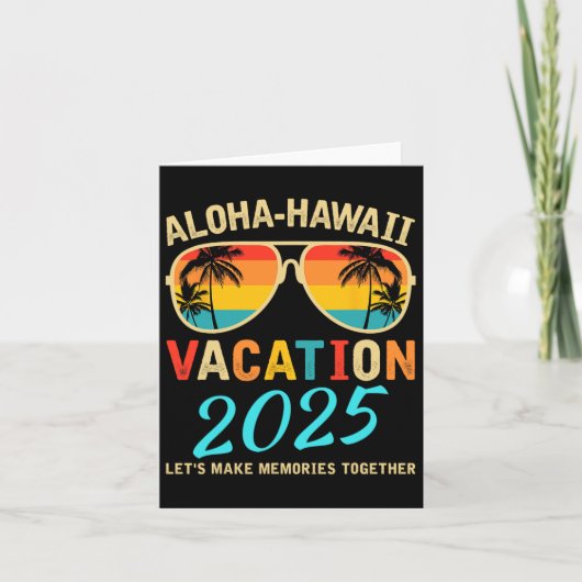 Aloha Hawaii Gezinsreis 2025 Herinneringen Maken V Kaart (Voorkant)