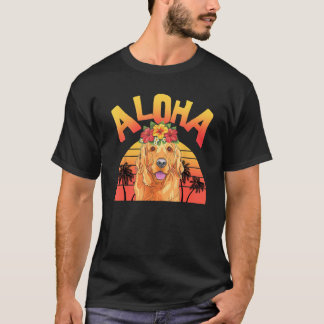 Aloha Hawaii  Golden  For Women Men Summer T-shirt
