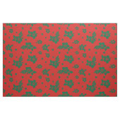 Aloha Hawaii Green over het Rode Kerstpatroon Stof (Yard (91,4 cm))