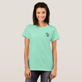 Aloha Hawaii Green Zee Turtle T-shirt (Voorkant volledig)