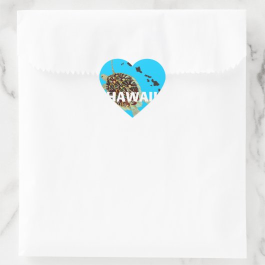 Aloha Hawaii Hart Sticker (Tas)