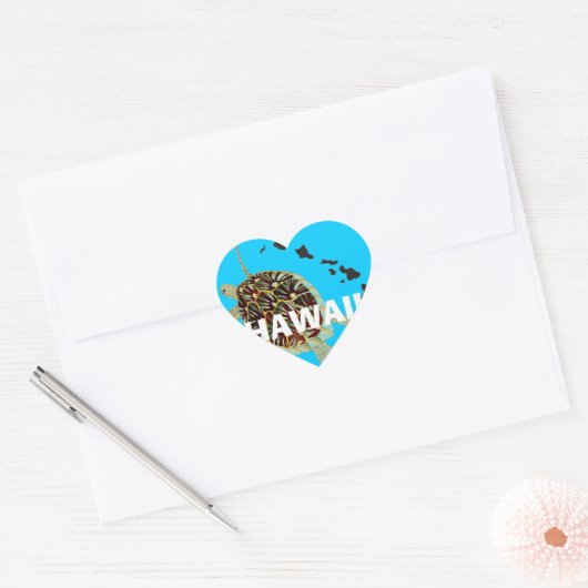 Aloha Hawaii Hart Sticker (Envelop)