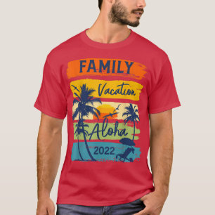 Aloha Hawaii Hawaiaanse Vakantie 2022 Matching Fam T-shirt