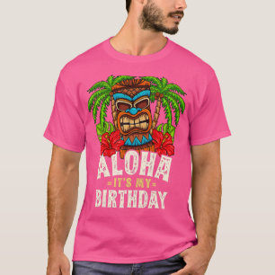 Aloha Hawaii Hawaiian Birthday Party T-shirt