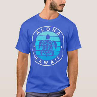 Aloha Hawaii Hawaiian HI Island Zee Turtle Ocean B T-shirt