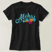 Aloha Hawaii Hawaiian Island Funny Beach Vacation T-shirt (Design voorkant)