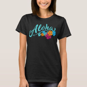 Aloha Hawaii Hawaiian Island Funny Beach Vacation T-shirt