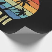 Aloha Hawaii Hawaiian Island Shirt Palm Beach Surf Cadeaupapier (Hoek)