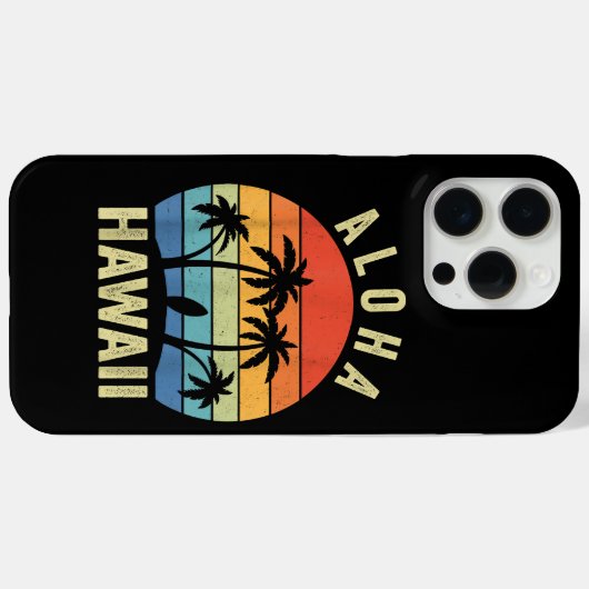 Aloha Hawaii Hawaiian Island Shirt Palm Beach Surf Case-Mate iPhone Case (Achterkant (horizontaal))