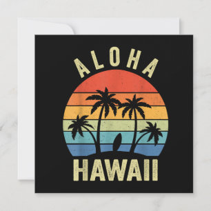 Aloha Hawaii Hawaiian Island Shirt Palm Beach Surf Kaart