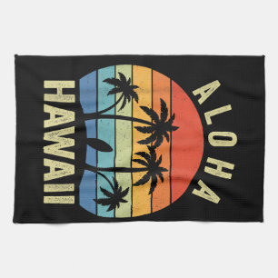 Aloha Hawaii Hawaiian Island Shirt Palm Beach Surf Theedoek