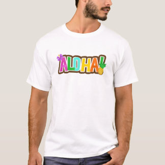 Aloha Hawaii Hawaiian Island Surfende Tropisch T-shirt