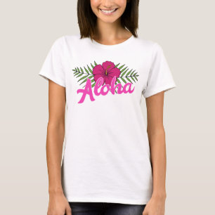 Aloha Hawaii Hawaiian Island Surfende Tropisch T-shirt