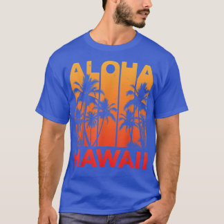 Aloha Hawaii Hawaiian Island T Vintage 1980s Thro T-shirt