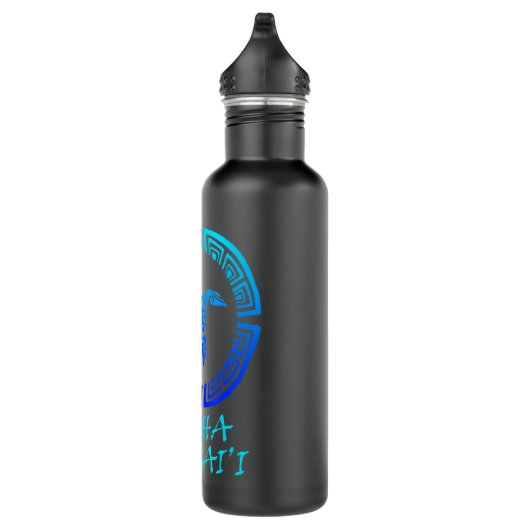 Aloha Hawaii  Hawaiian Island Tribal Turtle Waterfles (Rechts)