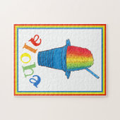 ALOHA Hawaii Hawaiian Rainbow Shave Shaved Ice Legpuzzel (Horizontaal)
