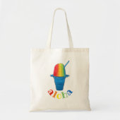 ALOHA Hawaii Hawaiian Rainbow Shave Shaved Ice Tote Bag (Voorkant)