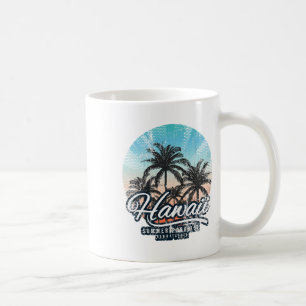 Aloha Hawaii Hawaiian T-shirt Beach Vacation Costu Koffiemok