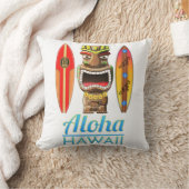 Aloha Hawaii Hawaiian Tiki Surfing Kussen (Deken)