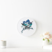 Aloha Hawaii Hibiscus Flower Ronde Klok (Huis)
