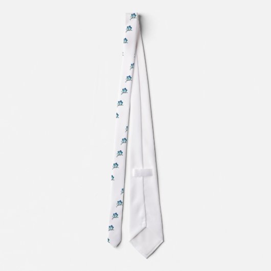 Aloha Hawaii Hibiscus Flower Stropdas (Achterkant)